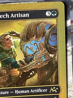 MTG Oviya, Automech Artisan RARE FIRST PLACE Gold FOIL Aetherdrift 469 NM/Mint - Image 4