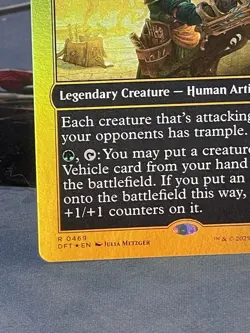 MTG Oviya, Automech Artisan RARE FIRST PLACE Gold FOIL Aetherdrift 469 NM/Mint - Image 5