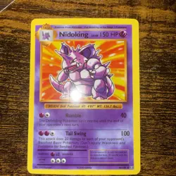 Pokemon Nidoking TCG Card 45/108 XY Evolutions - Image 1
