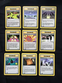 Pokemon Cards: 1st Edition Gym Heroes 9 Card Non-Holo Lot - Image 1