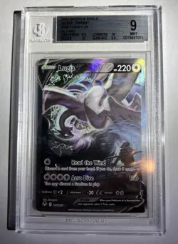 Pokemon Lugia V UR Silver Tempest Alt Art #186 BGS 9 Mint - Image 1