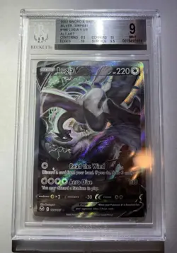 Pokemon Lugia V UR Silver Tempest Alt Art #186 BGS 9 Mint - Image 2
