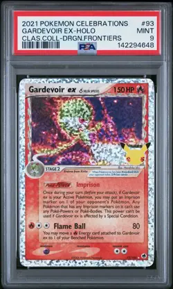 2021 POKEMON CELEBRATIONS CLASSIC COLLECTION #93 GARDEVOIR EX-HOLO PSA 9 - Image 1