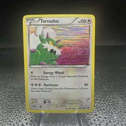 Tornadus 108/113 Holo Rare Pokemon 2013 Legendary Treasures - LP - Image 1