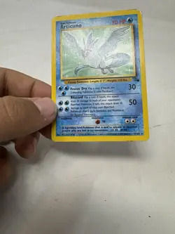 Pokemon Vintage Articuno Fossil 17/62 Non-Holo Rare HP WotC - Image 1