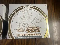 Pokemon TCG Sword & Shield Brilliant Stars Elite Trainer Box ETB NISB X2 Lot - Image 3