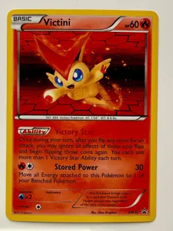 🇨🇦 Pokemon TCG - Victini BW Black Star Promos BW32 Holo Promo LP - Image 1