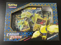 Pokemon TCG Crown Zenith Regieleki V Collection box - Image 1