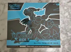 🔥 Pokemon Center ETB Scarlet & Violet Black Bolt BRAND NEW SEALED 🚚🔥 - Image 1