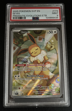 Eevee 173 Black Star Promo Prismatic Evolutions - PSA 9 Pokemon TCG - Image 1