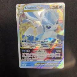 Pokemon TCG Glaziola V Star Full Art Holo Promo SWSH197 Near Mint Deutsch - Image 2