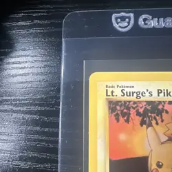 Lt. Surges Pikachu 84/132 1st Edition Gym Challenge WOTC Vintage Pokemon - Image 3