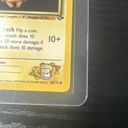 Lt. Surges Pikachu 84/132 1st Edition Gym Challenge WOTC Vintage Pokemon - Image 5