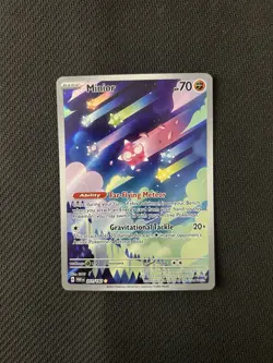 Pokemon TCG Minior 201/182 Paradox Rift Illustration Rare - Image 1