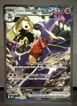 Cynthia’s Garchomp Ex 232/182 Pokemon Destined Rivals SIR Near Mint / Pack fresh - Image 1