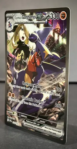 Cynthia’s Garchomp Ex 232/182 Pokemon Destined Rivals SIR Near Mint / Pack fresh - Image 3