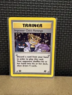 2000 Pokemon Team Rocket - Imposter Oak’s Revenge - 1st Edition Ungraded 76/82 - Image 1