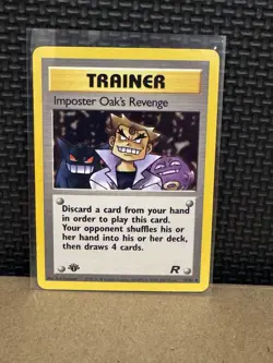 2000 Pokemon Team Rocket - Imposter Oak’s Revenge - 1st Edition Ungraded 76/82 - Image 3