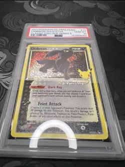 2021 POKEMON CELEBRATIONS CLASSIC COLL #17 UMBREON-GOLD STAR PSA 10 - Image 3