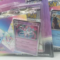 Pokemon Prismatic Evolutions 2x Tech Sticker Collection (6 Packs) [Brand New] - Image 2