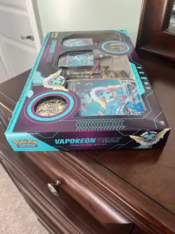 Pokemon Vaporeon VMAX Premium Collection Box Sealed Evolving Skies - Image 5