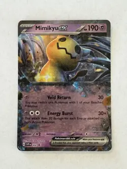 Pokemon Mimikyu ex 004 Sv: Scarlet & Violet Promo Holo EX Basic 190HP - Image 1