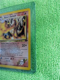 Blaine's Charizard 2/132 Gym Challenge Set Holo Rare Vintage Pokemon LP - Image 3
