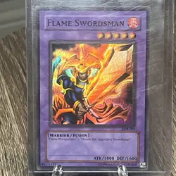 Flame Swordsman – LOB-003 – Ultra Rare – NM/M – Yu-Gi-Oh! - Image 1