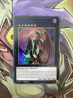 DLCS-EN118 Number 24: Dragulas The Vampiric Dragon Blue 1st Ed NM Yugioh - Image 1