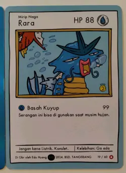 Pokkedo X2 Gyarados V2 Rara & V4 Gery Lot of 2 Pokemon Cards Bundle - Image 3