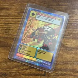 Vintage Digimon CCG Battle Series 1 Holo Card Dokugumon ST-19S LP - Image 3