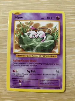 Mew 53/108 Non-Holo Evolutions Pre Release Deck Exclusive Pokemon Card - Image 1