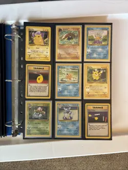 Vintage Pokemon Card Collection 260 Cards (binder not included) - Image 1