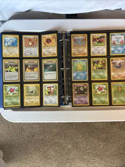 Vintage Pokemon Card Collection 260 Cards (binder not included) - Image 4