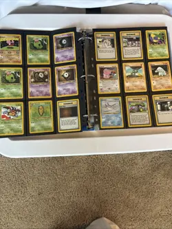 Vintage Pokemon Card Collection 260 Cards (binder not included) - Image 5