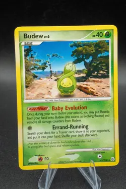 Pokemon Card - Budew - Regular - UC (43/130) Diamond & Pearl Light Play LP + - Image 1