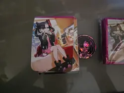 Pokemon Marnie Morpeko Deck Box, Card Sleeves, and Token Coin New Never Used - Image 2