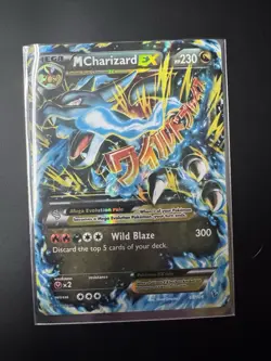 Pokemon M Charizard EX Flashfire Ultra Rare Holo Mega Evolution Card 69/106 - Image 1