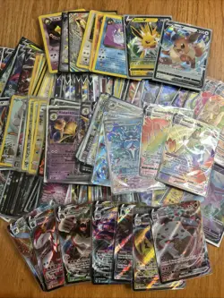 Pokemon CARD LOT (10) - ONLY V/GX/EX/MEGA/ VMAX /FULL ART/ ULTRA Rare! - Image 1