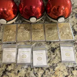 Gold Pokemon Burger King Card Set - Image 2