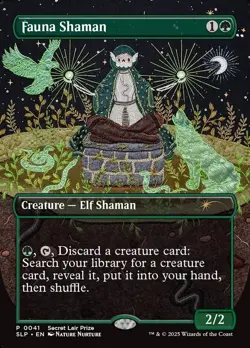 Fauna Shaman - MTG SLP Secret Lair Showdown - NM/MINT - Image 1