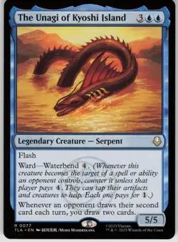 MTG The Unagi of Kyoshi Island Normal NM Avatar: The Last Airbender Magic 77 - Image 1