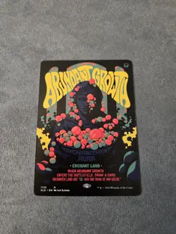 Abundant Growth Secret Lair Drop Regular Rare Green Enchantment MTG #1135 - Image 1