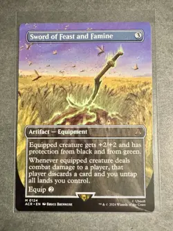 Sword of Feast and Famine (Borderless) Universes Beyond: Assassin's Creed ~ NM - Image 1