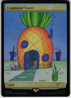 MTG Command Tower Rainbow Foil NM Secret Lair Drop Series Magic 7012 - Image 1