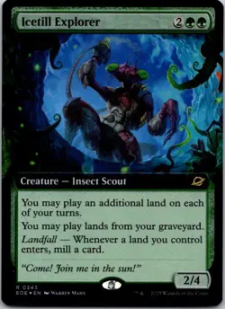 Icetill Explorer (Extended Art) R Edge of Eternities 343 FOIL NM - Image 1