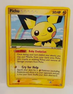 Pichu 21/108 Regular Rare EX Power Keepers Pokemon Card 2007 - Image 1