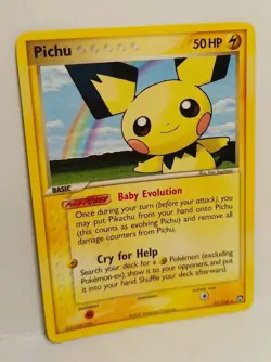 Pichu 21/108 Regular Rare EX Power Keepers Pokemon Card 2007 - Image 3
