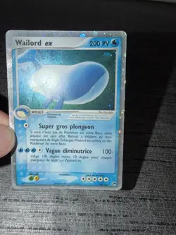 Carte Pokemon Wailord EX 200 PV 100/100 Bloc Ex Tempete De Sable Francais Occas - Image 3