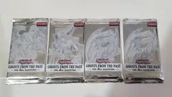 Yu Gi Oh Ghosts From The Past 2nd Haunting Box 1st Edition 4 Unopened Packs NIP - Image 4